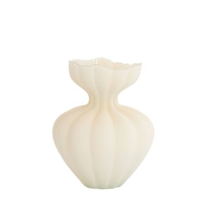 Waza Ø26x32 cm VARENNA glass matt cream