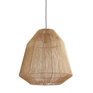 Lampa sufitowa Ø60x60 cm MALVA jute natural