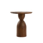 Stolik Ø40x50 cm TORIR mango wood brown