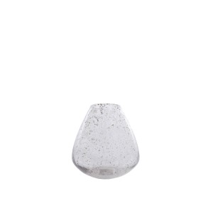 Waza Ø22,5x23 cm LATERZA glass stone finish clear