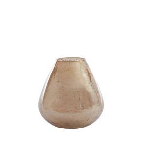 Waza Ø31x35 cm LATERZA glass stone finish amber