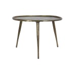 Stolik Ø59x41 cm BABINA antique bronze