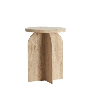 Stolik Ø41x56 cm OTINIA travertine sand
