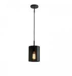 Lampa BROMPTON, SIZE 2 ANTHRACITE GLASS PENDANT