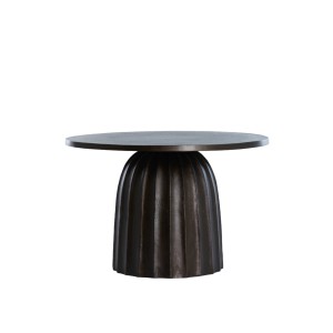 Stolik Ø60x38 cm VEGLIA matt dark brown