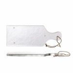 Deska do serwowania Johni, Clear, Recycled Glass 38,5x1x14,5 cm