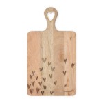 Deska do krojenia Happy Hearts mango wood