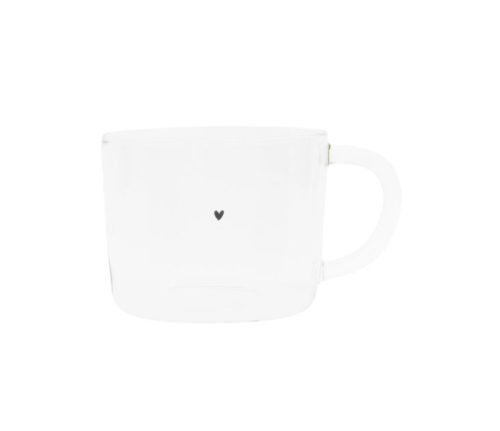 Szklanka Tea M with black heart