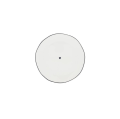 Talerzyk White with black heart 13cm