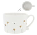 Kubek White/Hearts in bloom