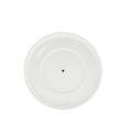 Spodek 13cm White/Heart in Black