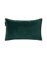 Poduszka dekoracyjna Winter house green organic cotton velvet pillow, 50x30 pillow green/lt beige