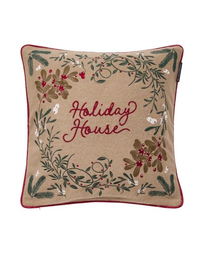 Poszewka dekoracyjna Holiday house wool blend pillow cover