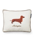 Poduszka dekoracyjna Dog organic cotton velvet pillow, 40x30