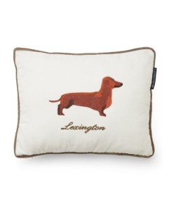 Poduszka dekoracyjna Dog organic cotton velvet pillow, 40x30