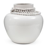 Wazon Vase Precious Pearl M, White