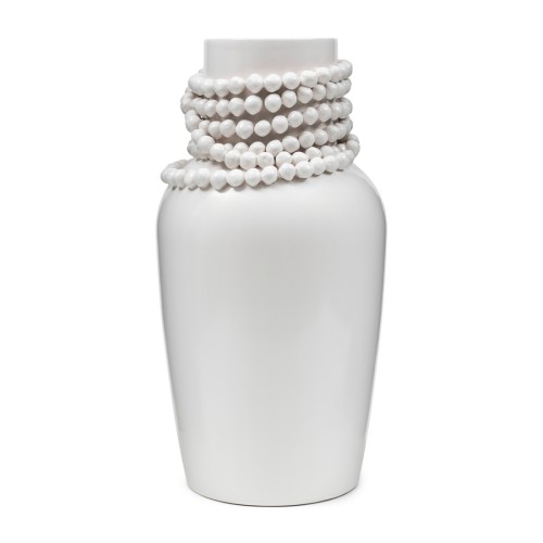 Wazon Vase Precious Pearl L, White