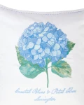 Poszewka Floral embroidered linen blend 50x50cm