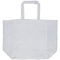 Torba Bag quilted white and blue stripes