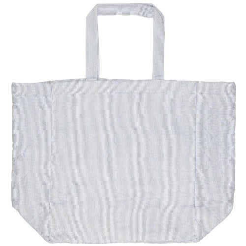 Torba Bag quilted white and blue stripes