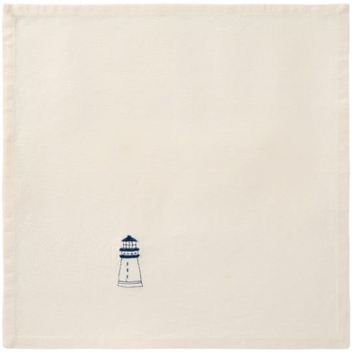 Serwetka materiałowa Napkin Atlantis w/blue lighthouse butter cream