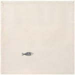 Serwetka materiałowa Napkin Atlantis w/blue fish butter cream