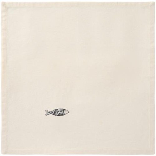 Serwetka materiałowa Napkin Atlantis w/blue fish butter cream