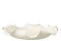 Misa Decorative Dish Helix Irregular Ceramic White