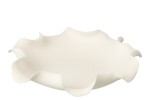 Misa Decorative Dish Helix Irregular Ceramic White