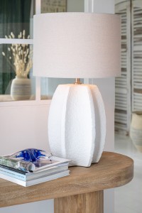 Lampa Table Lamp Ceramic White