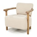 Fotel Glenn Armchair Herringbone, Beige
