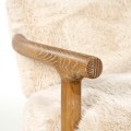Fotel Glenn Armchair, Cloud fur