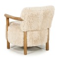 Fotel Glenn Armchair, Cloud fur
