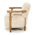 Fotel Glenn Armchair, Cloud fur