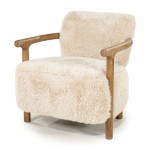 Fotel Glenn Armchair, Cloud fur 