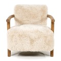 Fotel Glenn Armchair, Cloud fur