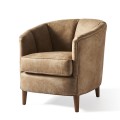 Fotel Rue Royale Armchair, pellini, camel