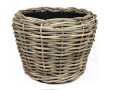 Doniczka rattanowa d68 h52cm Drypot Sawah Extra Thick Rattan Grey d68h52cm