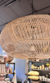 Lampa Lamp Rattan Natural d110 h59cm