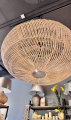 Lampa Lamp Rattan Natural d110 h59cm