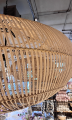 Lampa Lamp Rattan Natural d110 h59cm