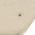 Puf Bowery linen flax