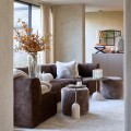 Puf Bowery Raccoon Taupe