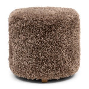 Puf Bowery Raccoon Taupe