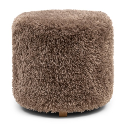 Puf Bowery Raccoon Taupe
