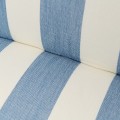 Krzesło Dining Chair Firenze w/wheels, Stripes, Mouline Linen