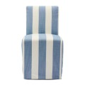 Krzesło Dining Chair Firenze w/wheels, Stripes, Mouline Linen
