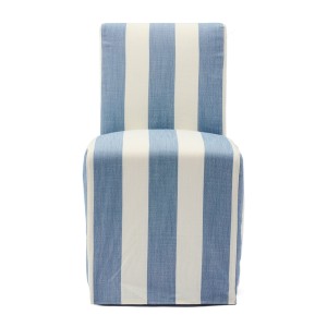 Krzesło Dining Chair Firenze w/wheels, Stripes, Mouline Linen 