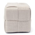Stołek Qbic 40x45cm Antique White