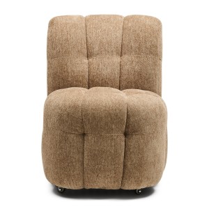 Fotel Davos w/wheels, Soft Weave, Warm Taupe